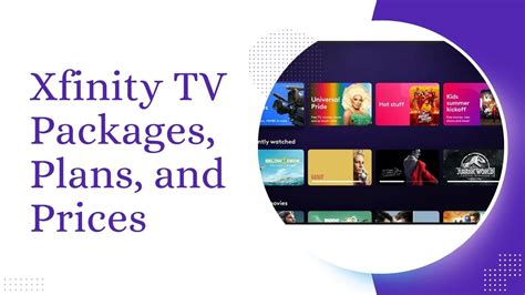 xfinity channel packages and prices